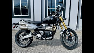 2024 Triumph Scrambler 1200 XE Black [upl. by Almond]