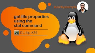 CLI tip 25 get file properties using the stat command [upl. by Frere557]