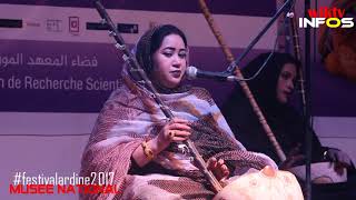 Noura Mint Seymali amp Selmane Mint Khembara  Festival ardine 2017  Â©wiktvinfos [upl. by Ailuj328]