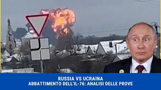 RUSSIA VS UCRAINA Abbattimento dellIL76 analisi delle prove [upl. by Aticnemrac]