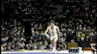 Dmitri Bilozerchev URS  1988 Olympics  Compulsories  Floor Exercise [upl. by Parhe]