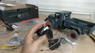 WPL Rc Motor 370 2 speed  130 180 y Sistema de Luces \\ Hablemos  enlaces [upl. by Airitac]