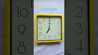 Telling time series Part 1 6yearsold learner littleexplorer qualitytime clock kidsactivities [upl. by Lein]