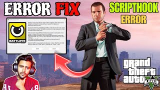 How to Disable BattlEye Launcher For GTA5 amp How to Fix Script hook V Critical Error  September 2024 [upl. by Aicele611]