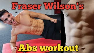 I Tried Fraser Wilsons ABS WORKOUT  FraserWilsonFit WorkoutWithHari [upl. by Afatsom]