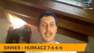 SINNER HURKACZ FINALE CON COMMENTO IN ITALIANO ATP500 HALLE [upl. by Schulz]