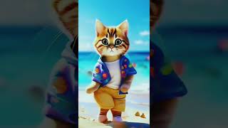 funny dance of ai cats 🐈 😻 cat catlover cutecat cute viralvideo trending shorts shortsfeed [upl. by Anelah]