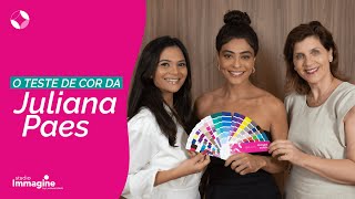 O teste de cor completo da Juliana Paes [upl. by Rhiana]