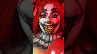 pennywise pennywisemakeup pennywisetheclown itacoisa clown clownmakeup halloweenmakeuplook [upl. by Oigaib]