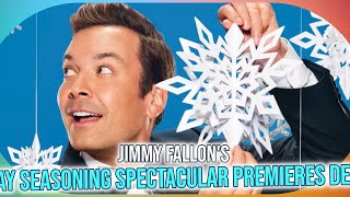 Jimmy Fallons Holiday Seasoning Spectacular AList Stars amp New Years Eve Track [upl. by Ellenahs]