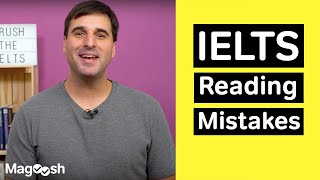 IELTS Reading  TOP 5 MISTAKES [upl. by Odrarebe278]