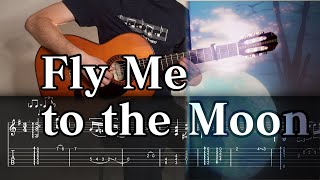 Fly me to the moon・Evangelion ED・fingerstyle guitar tab [upl. by Ennoved]