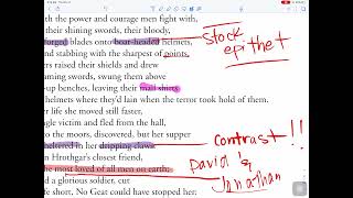 Beowulf Annotations 4Grendels Mother [upl. by Trinidad]