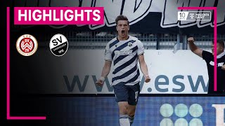 SV Wehen Wiesbaden  SV Sandhausen  Highlights 3 Liga  MAGENTA SPORT [upl. by Stearns]