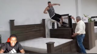 DESTROYING Furniture Store Prank Reaction [upl. by Mayhew]