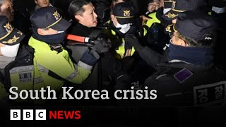 South Korea crisis  President lifts martial law in humiliating Uturn  BBC News [upl. by Lamok640]