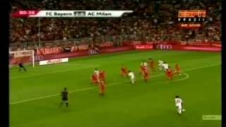 Bayern Munich 41 AC Milan  Audi Cup 2972009 [upl. by Enelyw]