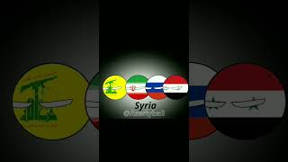 Syria vs free Syria inclooterr  countryballs edit animation [upl. by Stodder]