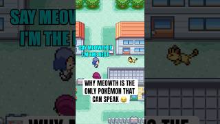 Why meowth is the only Pokémon that can speak 😂pokemon shorts [upl. by Brause340]