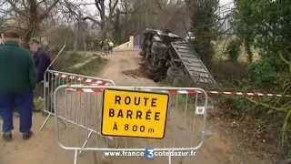 LesArcssurArgens  Solidarité après leffondrement dun pont [upl. by Jaco]