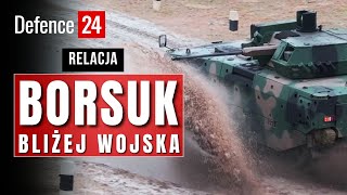 Polski BWP Borsuk bliżej wojska  Relacja z poligonu [upl. by Annyl680]