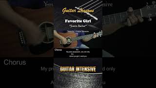 Favorite Girl  Justin Bieber  EASY Guitar Tutorial with Chords  Lyrics guitarchords [upl. by Zamir492]