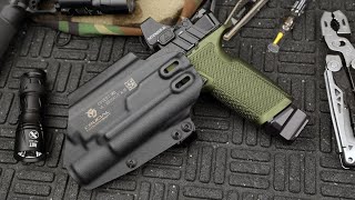 Crucial Concealment Universal Light Holster Review [upl. by Ob]