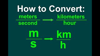 Converting ms to kmh EASY [upl. by Aicena]