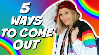 5 ways to COME OUT at school Going back to SCHOOL as LBGTQ [upl. by Esilegna]