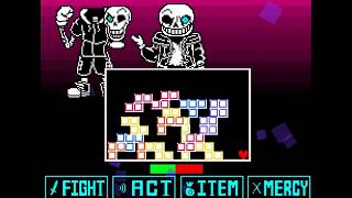 Scratch Distrust Phase14 Sans battle undertale fangame [upl. by Acinhoj]