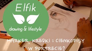 Jak narysować portret kredkami feat StylizacjeTV [upl. by Leterg98]