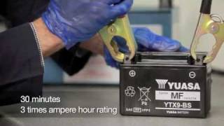 Yuasa Battery Basics  Battery Charging [upl. by Euginom854]