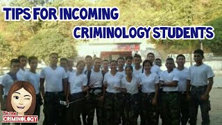 TIPS FOR INCOMING CRIMINOLOGY STUDENTS Anong meron sa BS CRIMINOLOGY [upl. by Noloc]