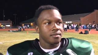 Ponchatoula RB Brian Rodgers discusses playing for coach Hank Tierney beating St Pauls for first [upl. by Yliab]