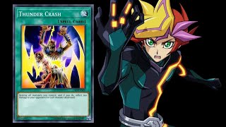 YuGiOh Duel Links  Playmaker Activates Thunder Crash [upl. by Abey]