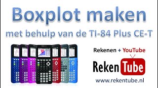 Een boxplot maken met behulp van de TI 84 rekenmachine [upl. by Chemesh]