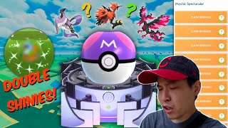 Multiple Master Balls With A SHINY Bound Adventure For The Psychic Spectacular Event In Pokémon GO [upl. by Yrnehnhoj]