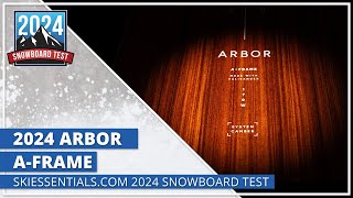 2024 Arbor AFrame  SkiEssentialscom Snowboard Test [upl. by Claman]