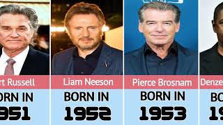 Best Hollywood Actors Born Every Year  1930 2002 [upl. by Bradley763]