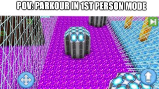 What your BlockStar actually sees while playing parkour BlockStarPlanet BSP Parkour [upl. by Tnilk720]