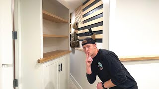 How to Build a Secret Bookcase Door  Long Version [upl. by Neslund]