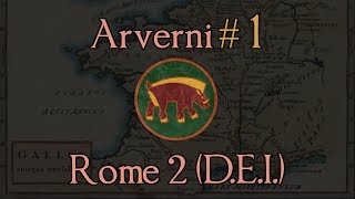 Arverni 1 A Siege to Start Total War Rome 2 DEI Mod [upl. by Perrie158]