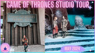 Game Of Thrones Studio Tour Vlog Belfast Ireland Targaryen Stark Westeros May 2024 HBO Costumes Prop [upl. by Aissatan]