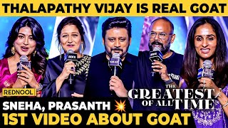 quotVijay கூட GOATல நாங்க பண்ண அலப்பறை 💥 சும்மா அதிருதுல்லquot  Sneha சொன்ன Sema GOAT Secret  VP [upl. by Anwahsad]