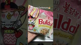 Instant Carbonara🍝 trending shortsvideo shorts trendingshorts [upl. by Yenruoj]