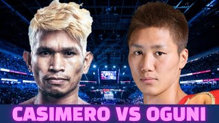 JOHN RIEL CASIMERO VS YUKINORI OGUNI FIGHT [upl. by Brena]