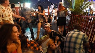 Witness footage of Las Vegas Route 91 Harvest country music festival shooting [upl. by Edualcnaej]