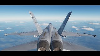 DCS Growling Sidewinder F18 vs J11 amp F16 [upl. by Akemat839]