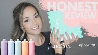 Function of Beauty HONEST REVIEW Customizable Shampoo amp Conditioner [upl. by Nylle767]