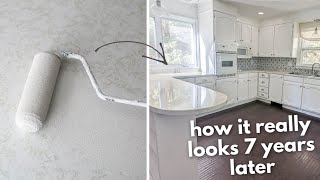 Painted Laminate Countertops How they really look 7 years later [upl. by Uhile]